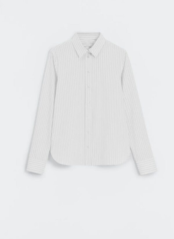 Slim fit striped cotton shirt - Image 4