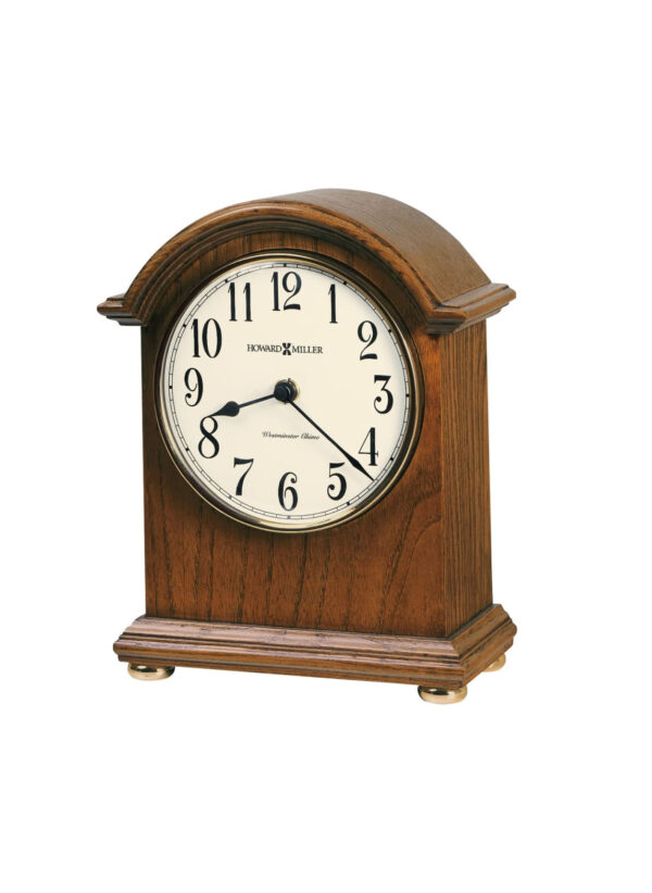 Howard Miller Kootenai Mantel Clock 547-722 – Oak Yorkshire Wood & Quartz Single Chime Movement