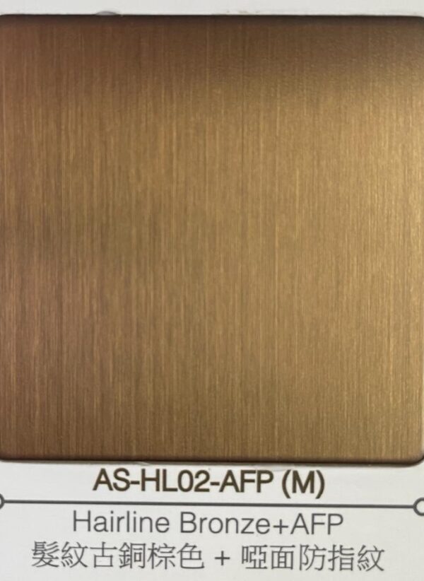 AAT Decorative Color Stainless Steel AS-HL02-AFP(M)