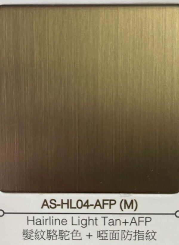 AAT Decorative Color Stainless Steel AS-HL04-AFP(M)