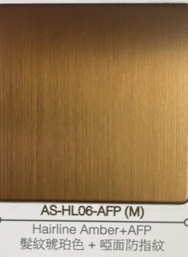 AAT Decorative Color Stainless Steel AS-HL06-AFP(M)