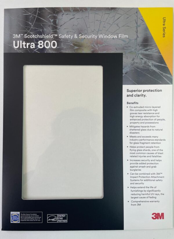 3M Safety and Security Window Film (Ultra 800)